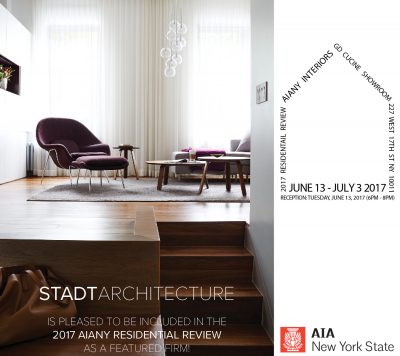 STADT Architecture, AIANY Residential Review, UWS Apartment I, design awards, nyc architects, ny apartment renovation