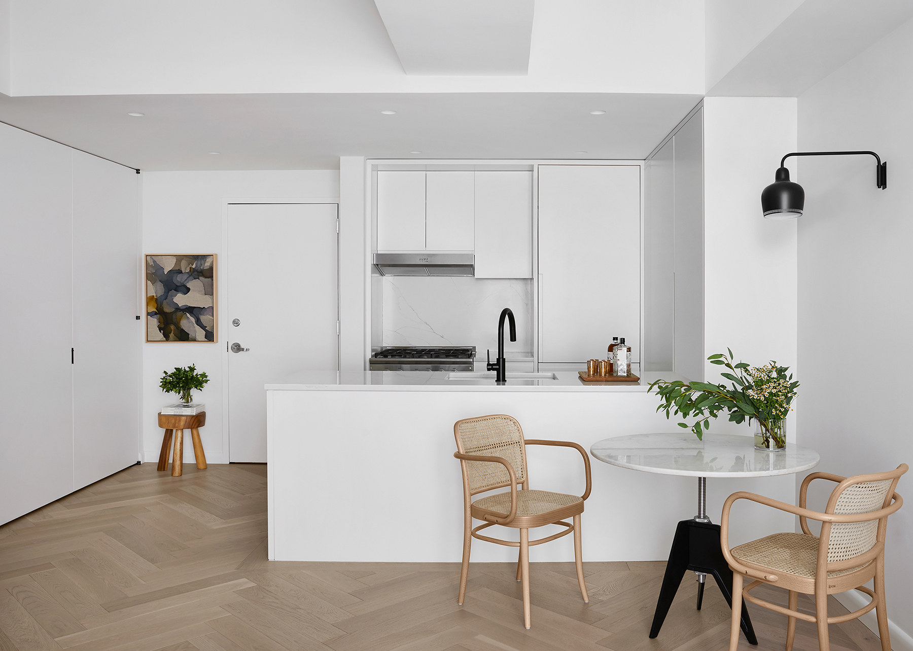 Long Island City Apartment, STADT Architecture, Custom Kitchen, Kitchen Design