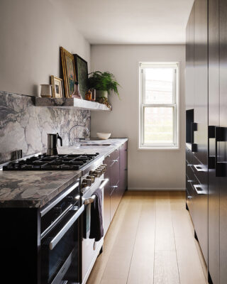 STADT Architecture, West Village Apartment, Kitchen, Custom Cabinetry, Marble